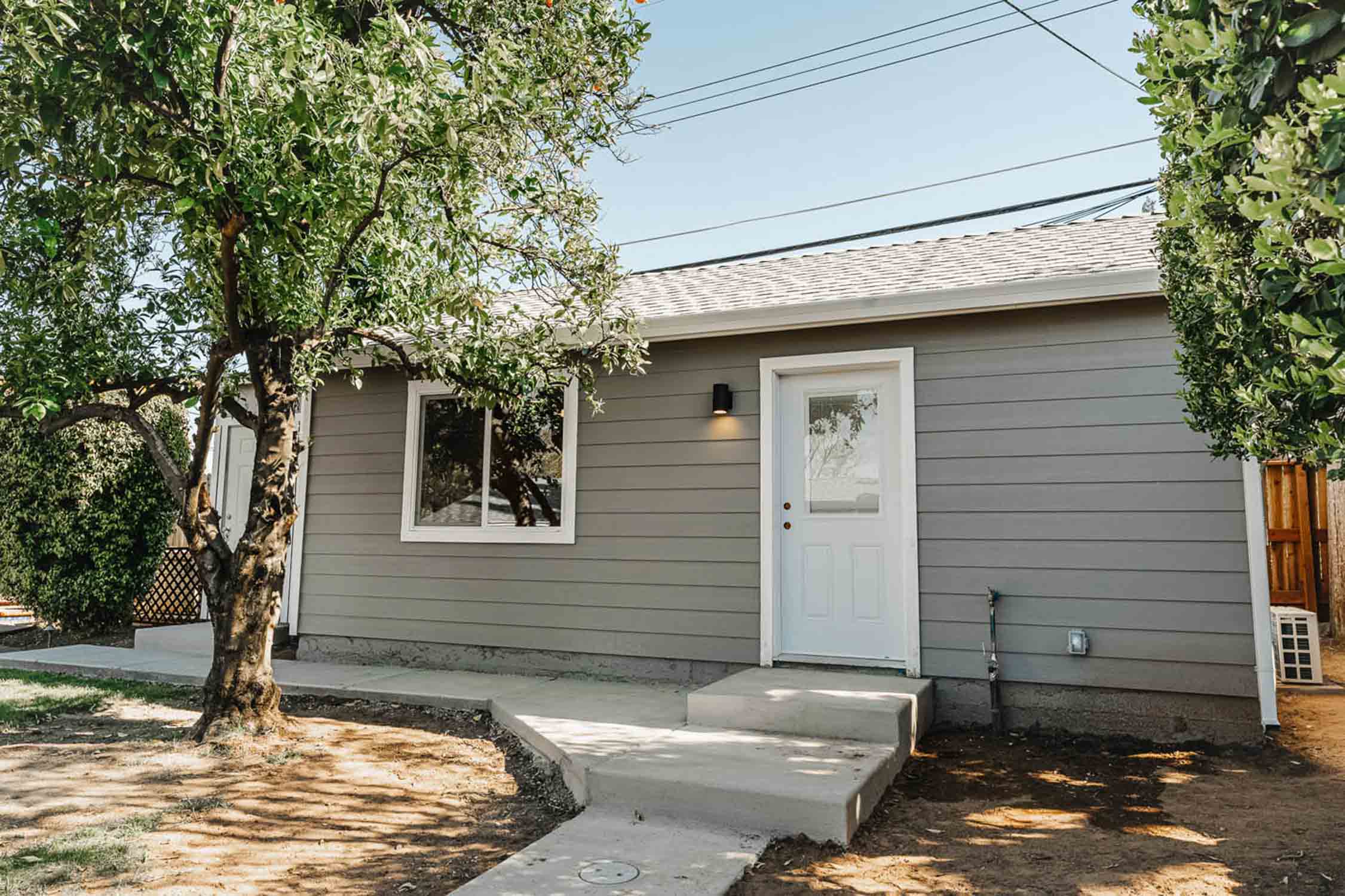 A studio adu model built by professionals at Anchored Tiny Homes North Central San Antonio.